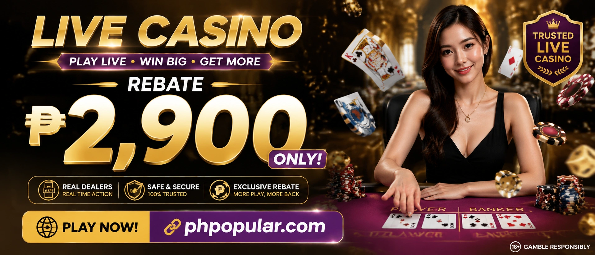 Live casino tables on mobile for evening players