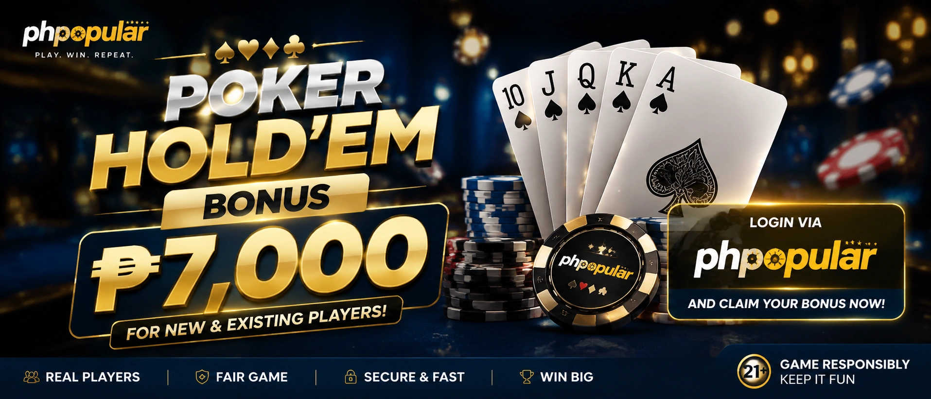 Poker lobby for Filipino players